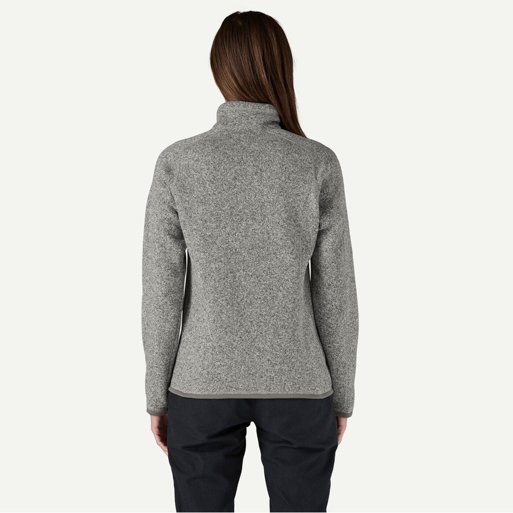 Patagonia Women's Better Sweater 1/4-Zip Fleece in Birch White - Picture 2 of 8